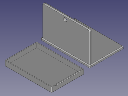 IR led holder FreeCAD