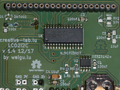 SSD I2C board