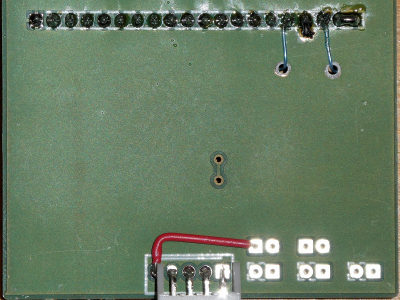 SSD I2C board back