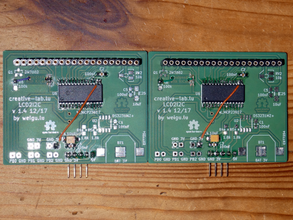 SSD1322 I2C PCB2