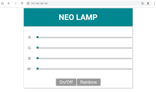neo lamp screenshot