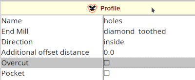 Screenshot bCNC profile