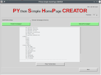 PYthon Simple HomePage CREATOR