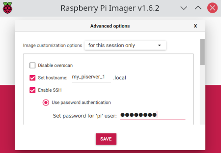 Raspi imager