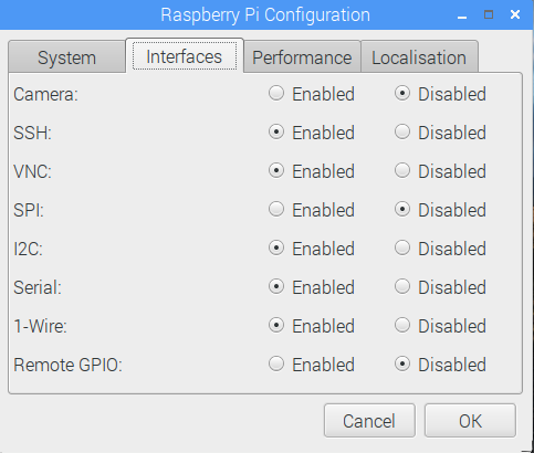 Configuring localisation