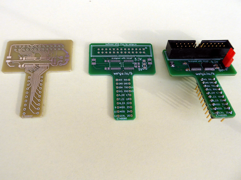 raspi buffer board pcb