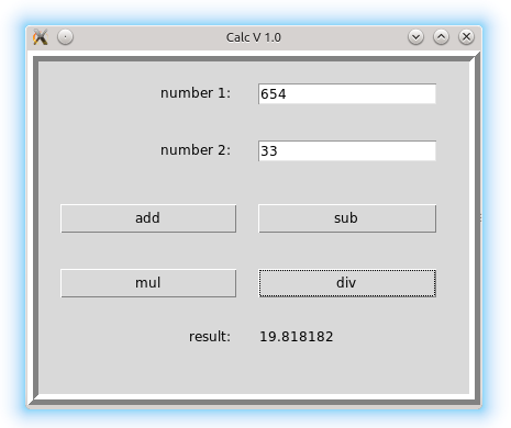 Tkinter: Aufgabe Tk8 "Calculator"