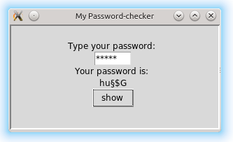 Tkinter: Passwort-Checker mit Frame