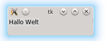 Hallo Welt mit Tkinter in Linux