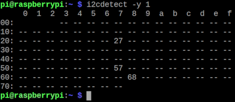 i2cdetect