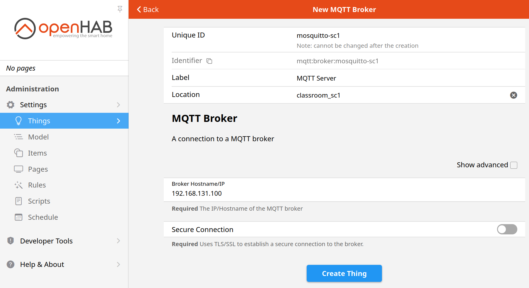 Alarm with switch - Rule Templates - openHAB Community