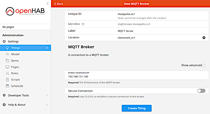 mqtt binding